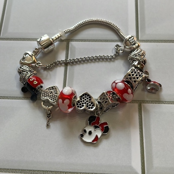 Disney Mini Mouse Silver Charm Bracelet - Picture 5 of 11